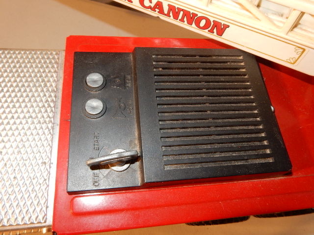 lot 41 image: NYLINT, Fire Department Sound Machine Unit Two.    Water Canon..