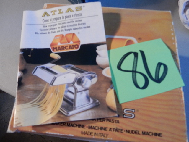 lot 86 image: MARCATO, Pasta machine.. Like New in box
