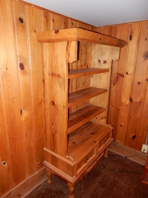 lot 2A image: Nice rough sawn lumber hutch.
