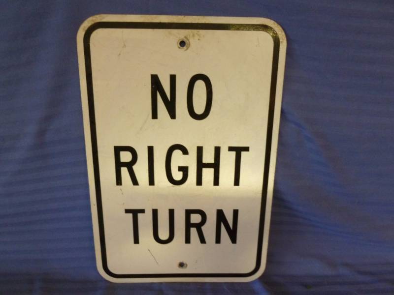 Metal Road Sign