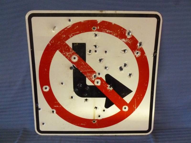 Metal Road Sign