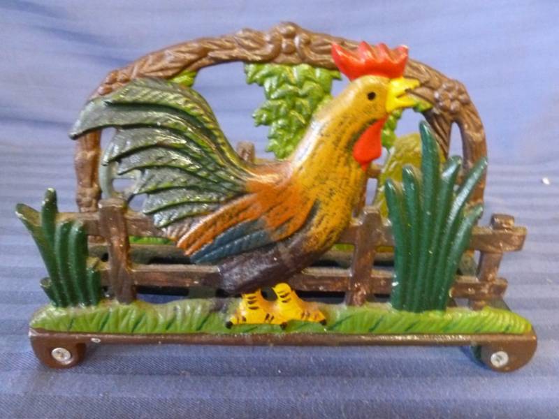Cast Iron Napkin Holder