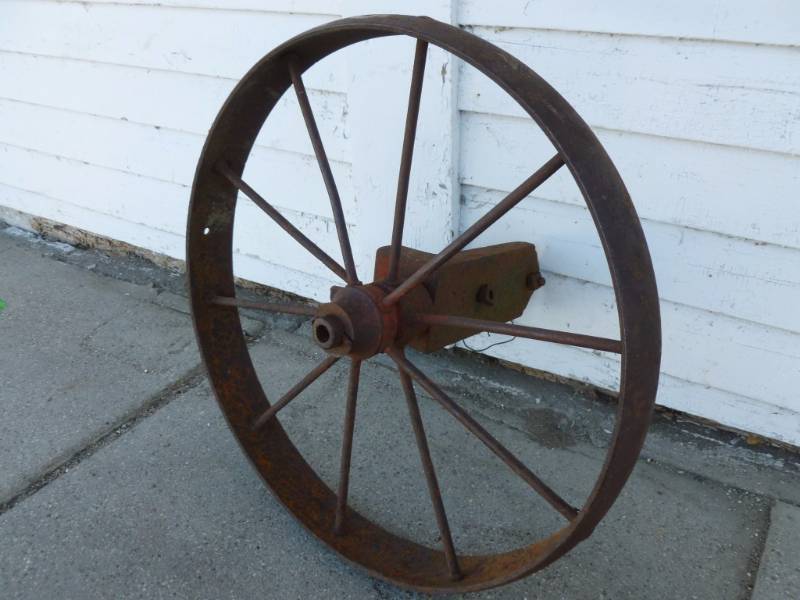 Vintage Steel Wheel