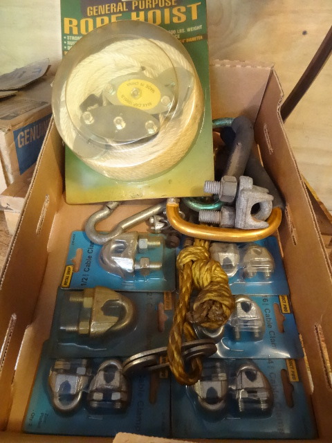 Rope Hoist, Cable Clamps, and More