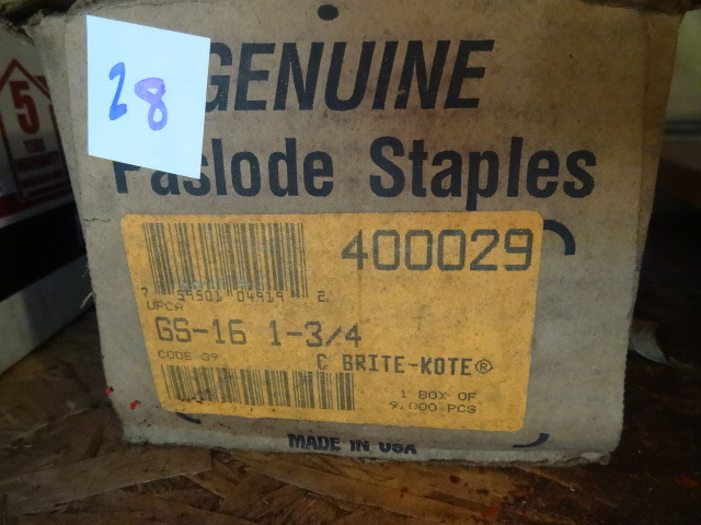 Box of Paslode Staples 1 34