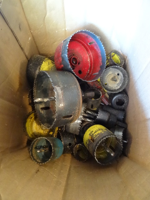 Box Full of Misc Hold Saws