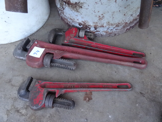 3 Pipe Wrenches