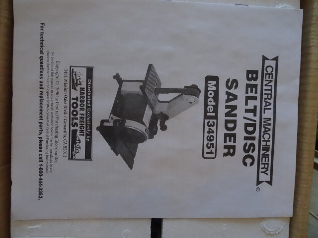 Belt Disc Sander