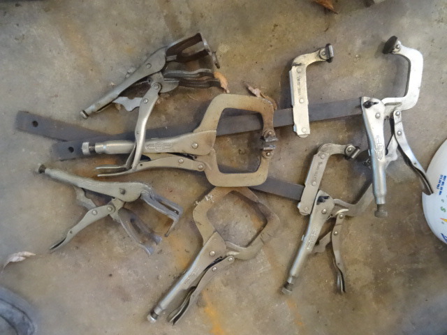 Bucket of Specialty Vise Grips