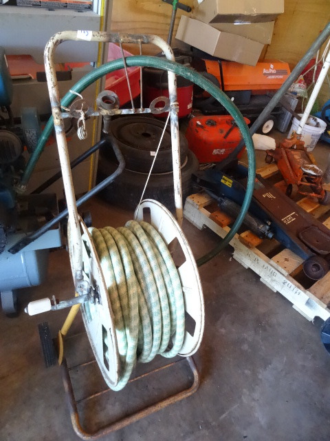 Metal Hose Cart with Hose