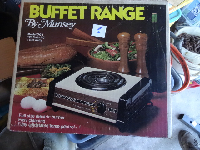 Buffet Range by Munsey  120 Volt