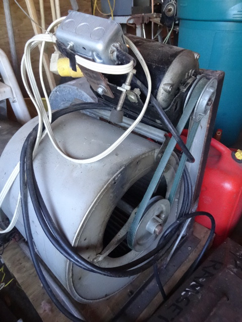 Electric Squirrel Cage Fan on Cart