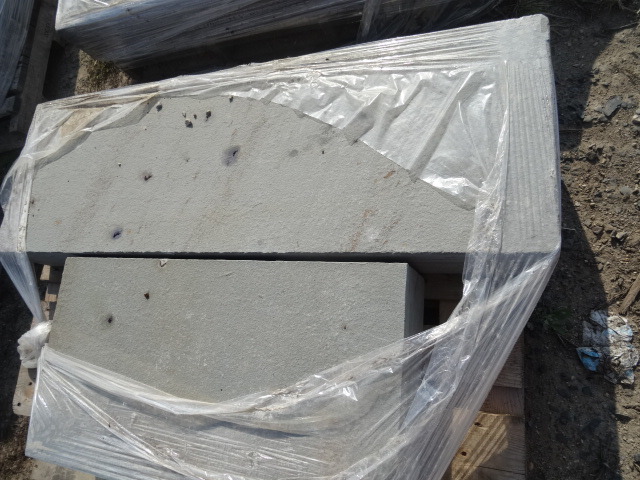 Blue stone step