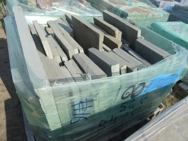 100 sq ft of Blue stone