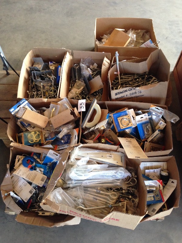Pallet lot of hardware
