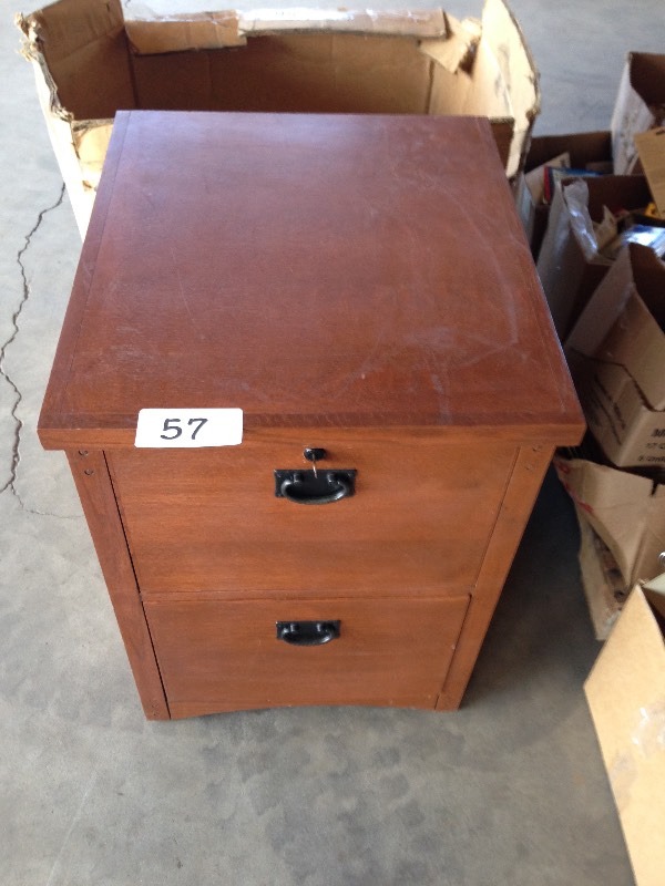 Lockable (with key) cabinet