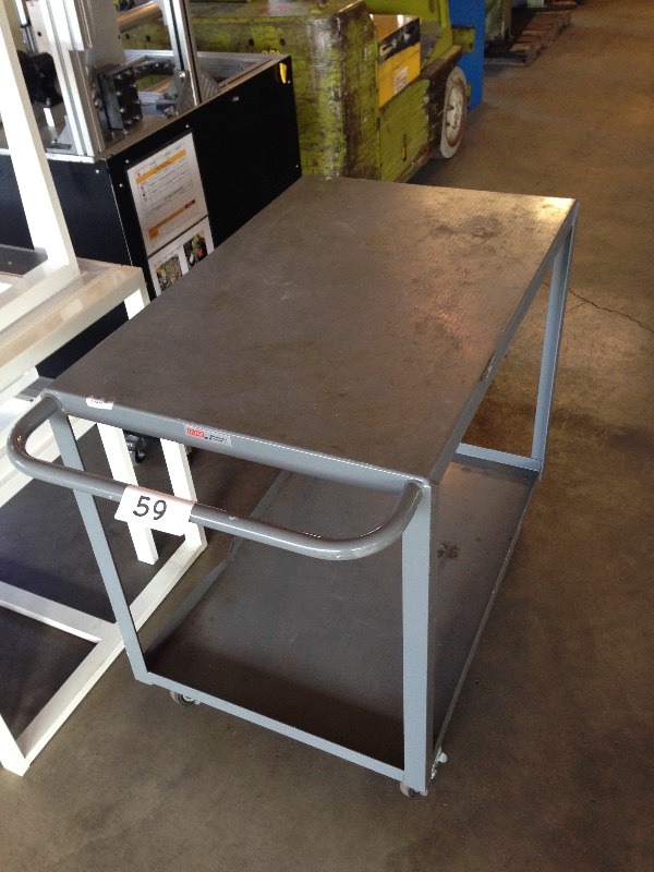Metal shop cart