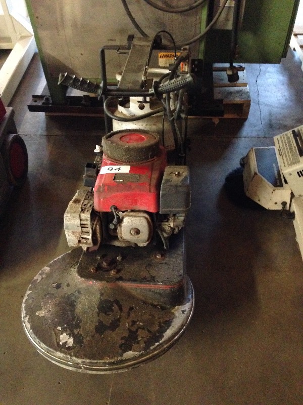 Propane floor burnisher