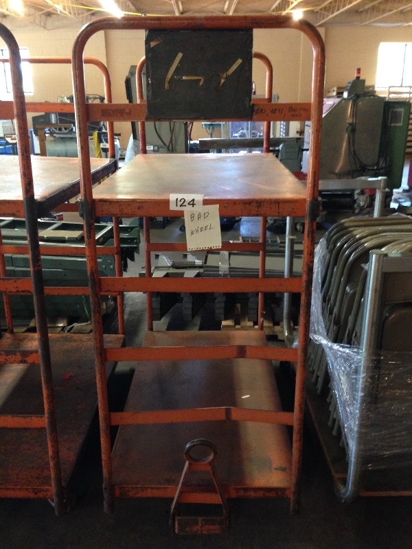 Nutting steel cart