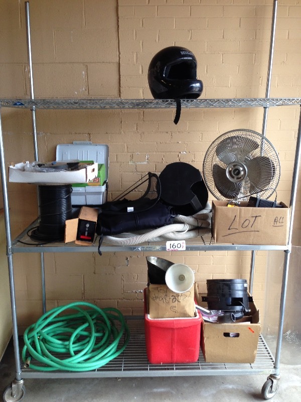 Misc. lot of shelf contents