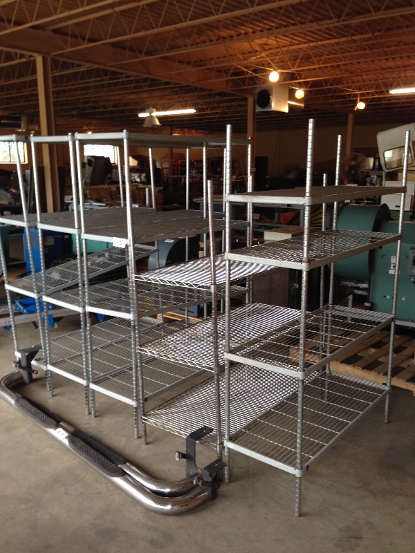 Lot of 5 Metro style rack units