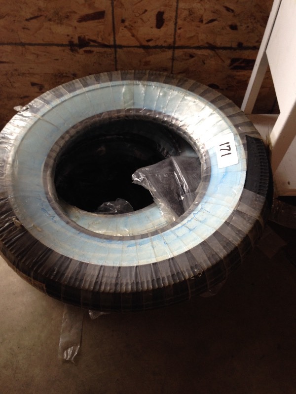 Classic car wide white wall tires with tubes