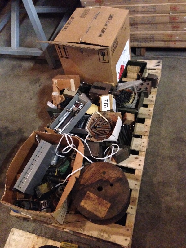 Pallet lot of misc. hardware