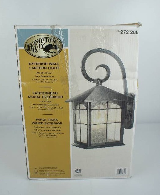 lot 31 image: Hampton Bay Outdoor Wall Lantern