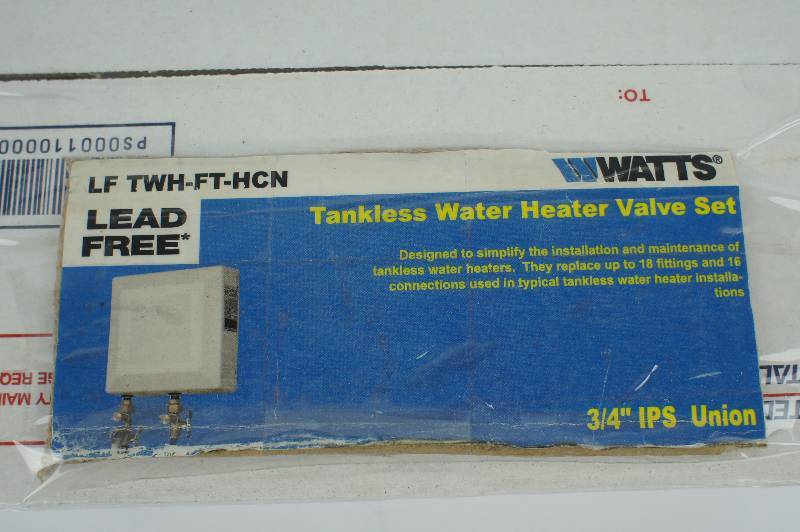 lot 5 image: Watts LFTWH-FT-HCN Service Valve Kit for Tankless Water Heater