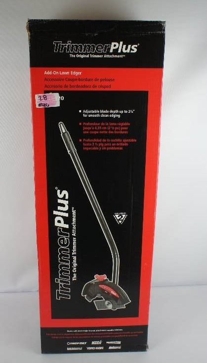 lot 28 image: TrimmerPlus LE720 Edger Attachment with Steel Dual-Tip Blade
