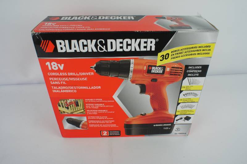 Black Decker GC1800 18V Cordless Drill