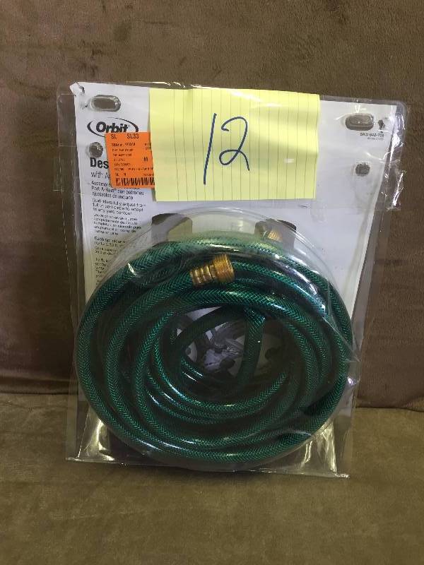 lot 12 image: Orbit Port Hose and sprinkler set- Port a Rain