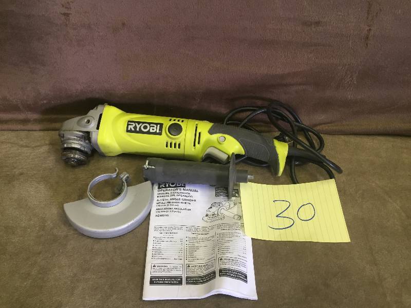 lot 30 image: Ryoni 4 12 angle Grinder