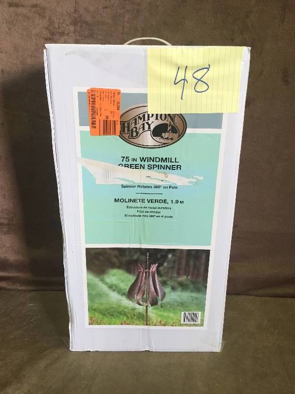 lot 48 image: Hampton Bay 75 in Windmill spinner
