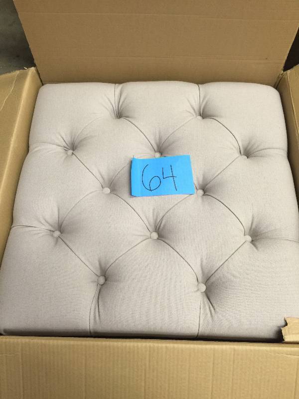 lot 64 image: Safavieh Angeline Ottoman
