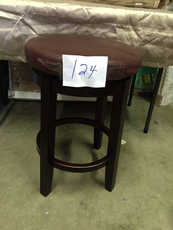 lot 124 image: Linon Maya 24-in. Stool