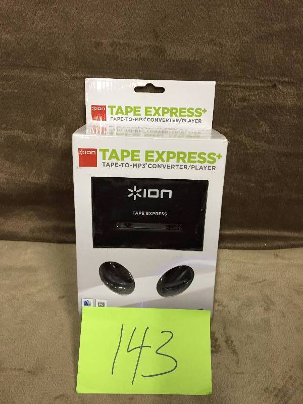 lot 143 image: ion Tape express Tape to mp3 converterplayer