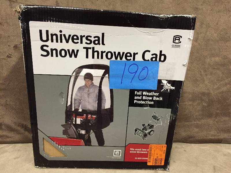 lot 190 image: Universal Snow Thrower Cab