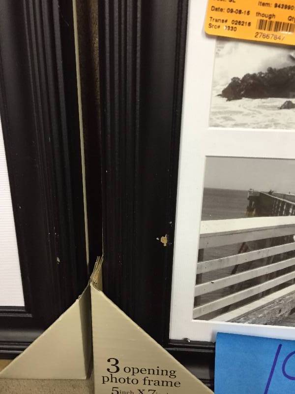 lot 191 image: Lot OF Picture Frames- some scratches on frame