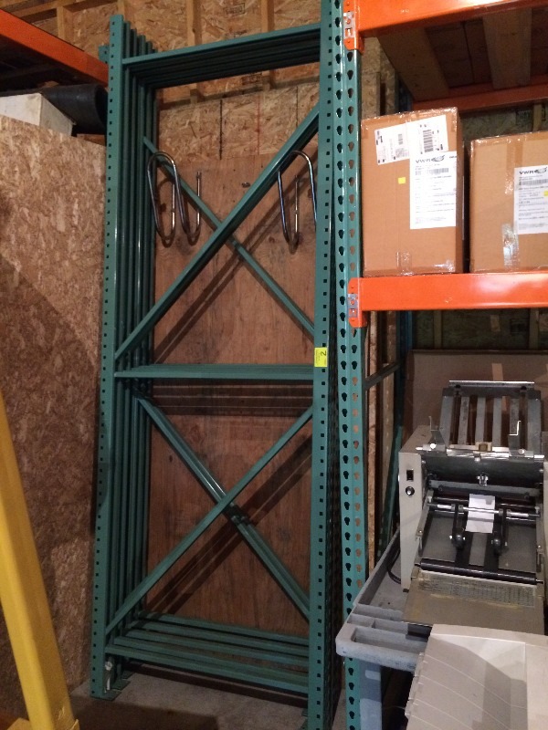 lot 2 image: Like New Pallet Racking 42 deep x 10 ft high
