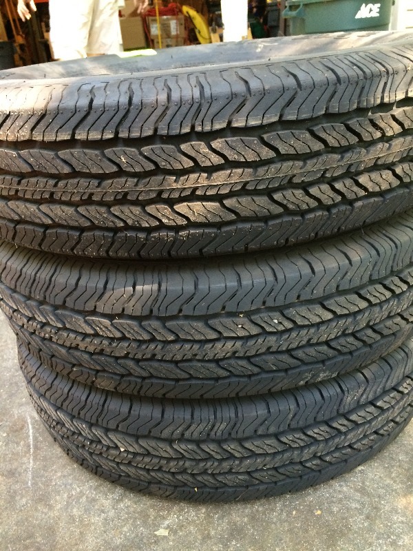 lot 6 image: BF Goodrich Tires LT215  85R16  The Edge   Used less then 2000 miles   Like New
