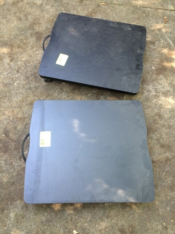 lot 28 image: Cart 23 x 20 with casters  Lot of 2