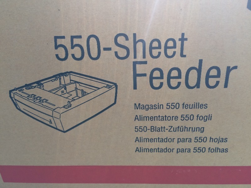 lot 59 image: XEROX   550 Sheet Feeder   New in the box
