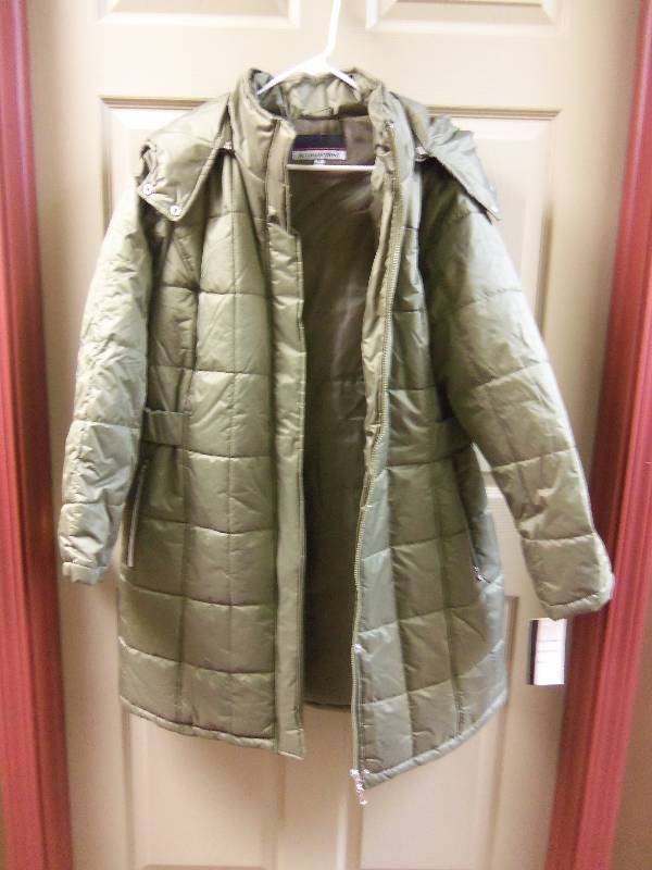 Olive Green Puff Jacket