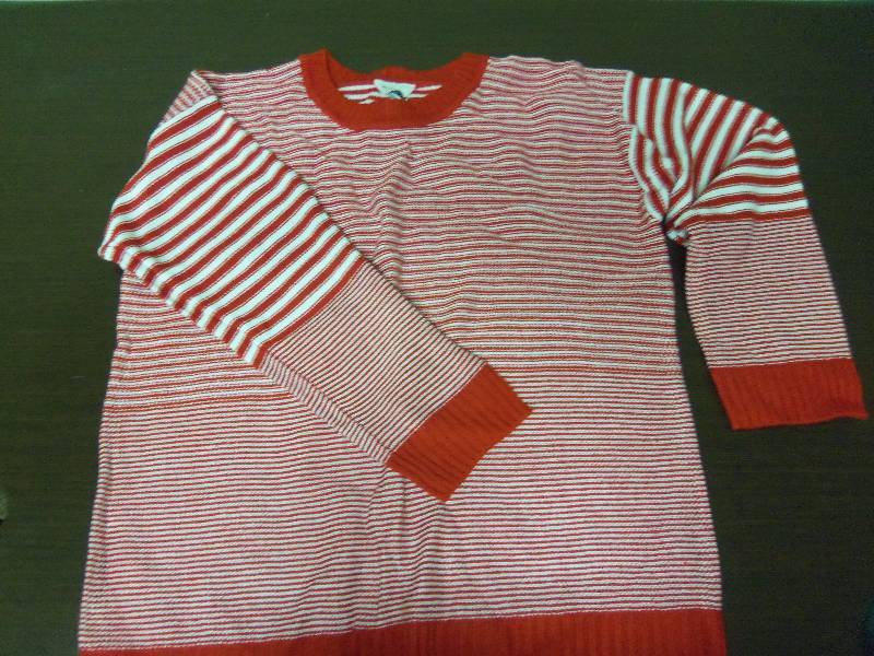 Red and White Sweater