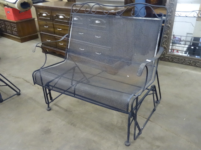 Metal 2 Person Outdoor Rocker