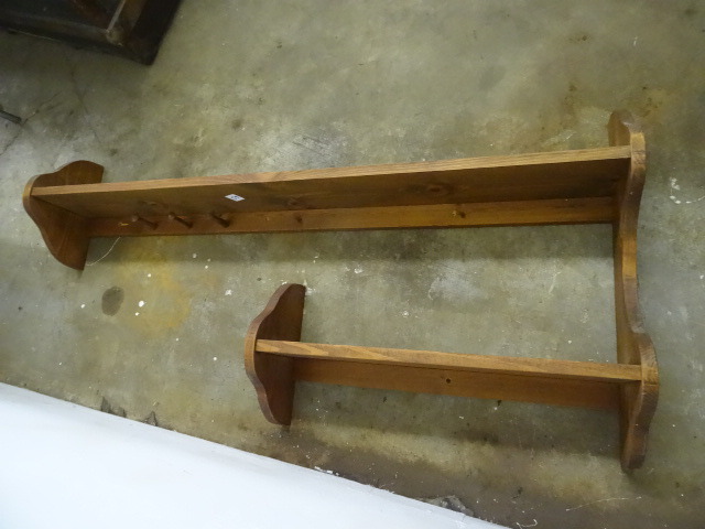 Wood Wall Shelf 49 X 7 X 18