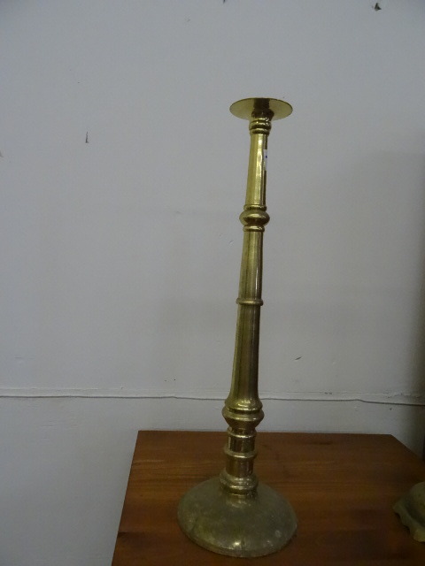 Brass Candle Holder 25 Tall