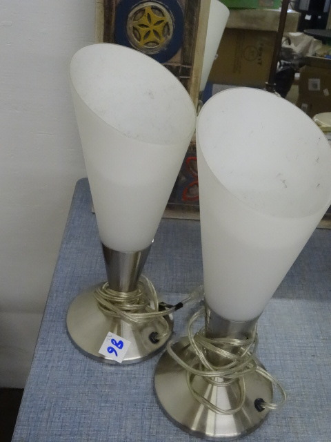 2 Table Top Up Lighting Lamps