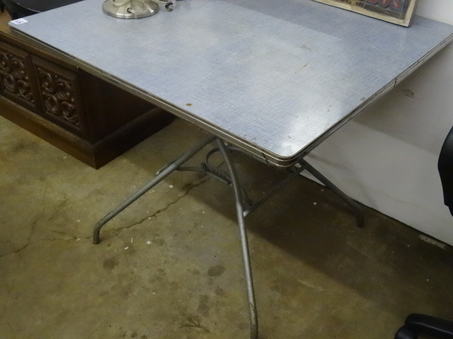 Vintage Fold Up Table 31 X 31 X 28